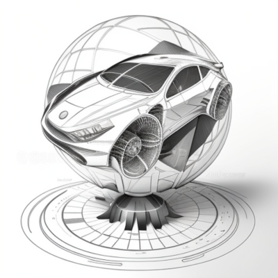 Globedata_Car in a Kompass Bobble